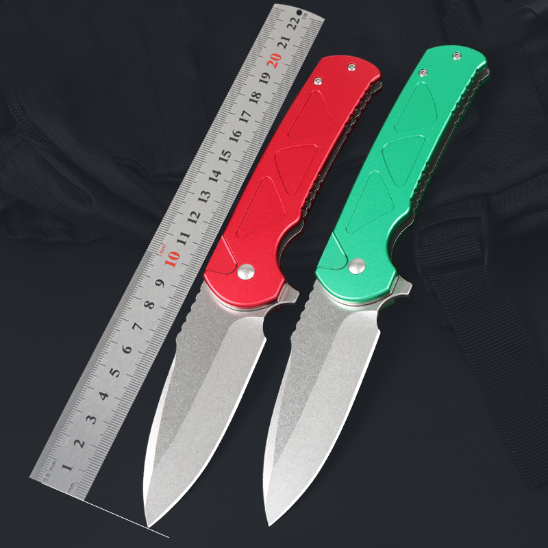 Everyday Carry (Edc) Knife - 7CR13 paslanmaz çelik katlanır bıçak, alüminyum-çelik