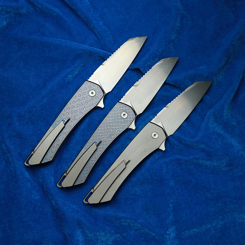 Pocket Knife Ceramic - 2026 LEMIFSHE Mojave Titanyum Saplı Seramik