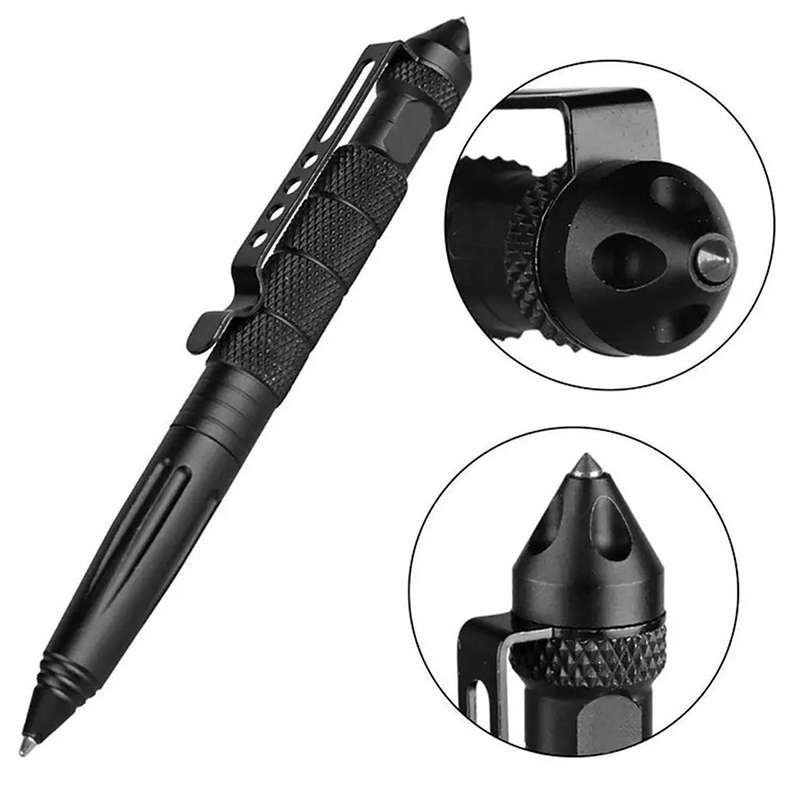 Pen Tactical Glass - Çok İşlevli Askeri Taktik Kalem Okul