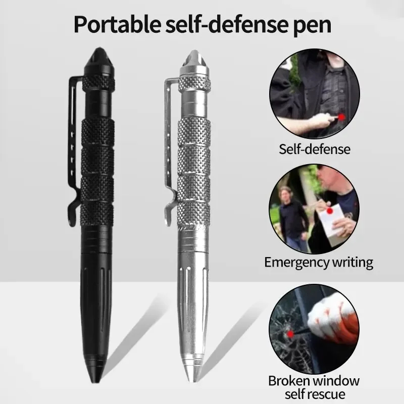 Pen Tactical Glass - Çok Fonksiyonlu Taktik Kalem Tungsten Çelik
