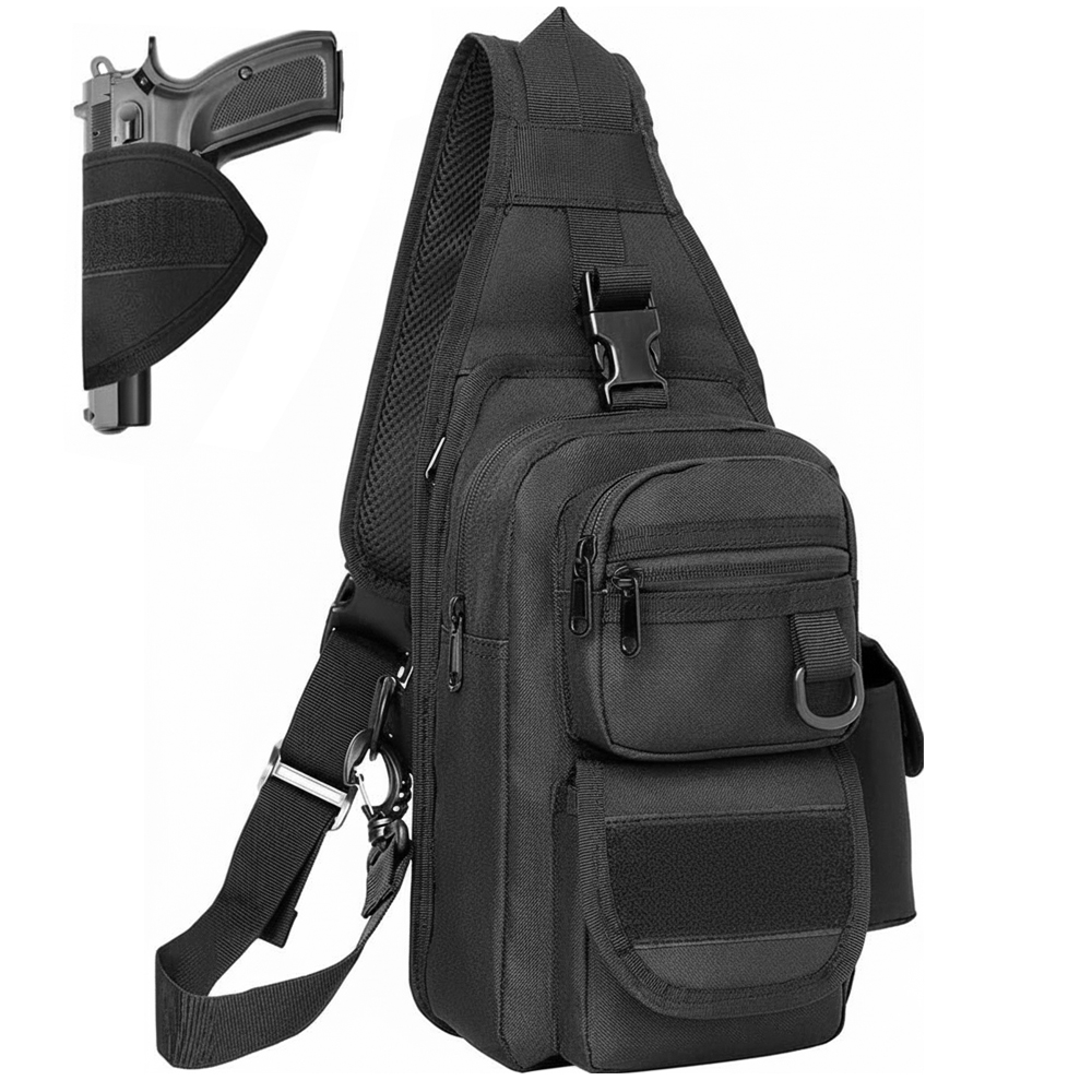 Edc Concealed Carry Sling Bag - Gizli Taşıma Tabanca Çantası Taktik Tabanca