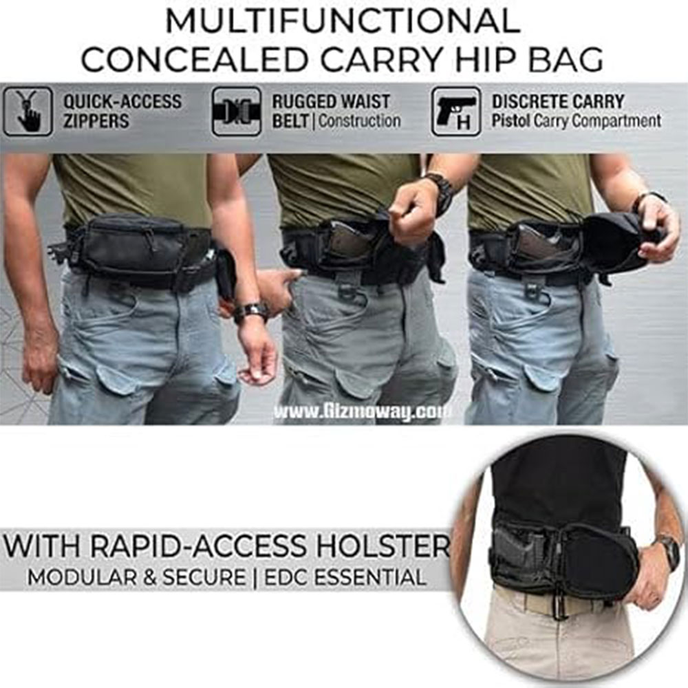 Taktik Tabanca Çantası, Gizli  - Edc Concealed Carry incelemesi ve fiyatı