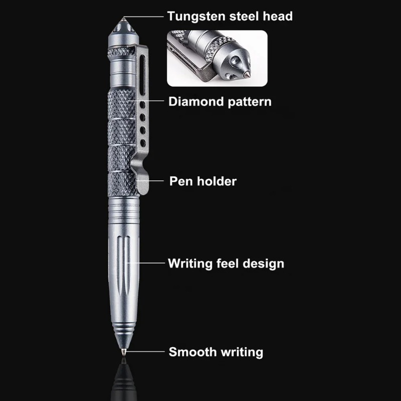 Askeri Taktik Kalem Alüminyum  - Pen Tactical Glass incelemesi ve fiyatı