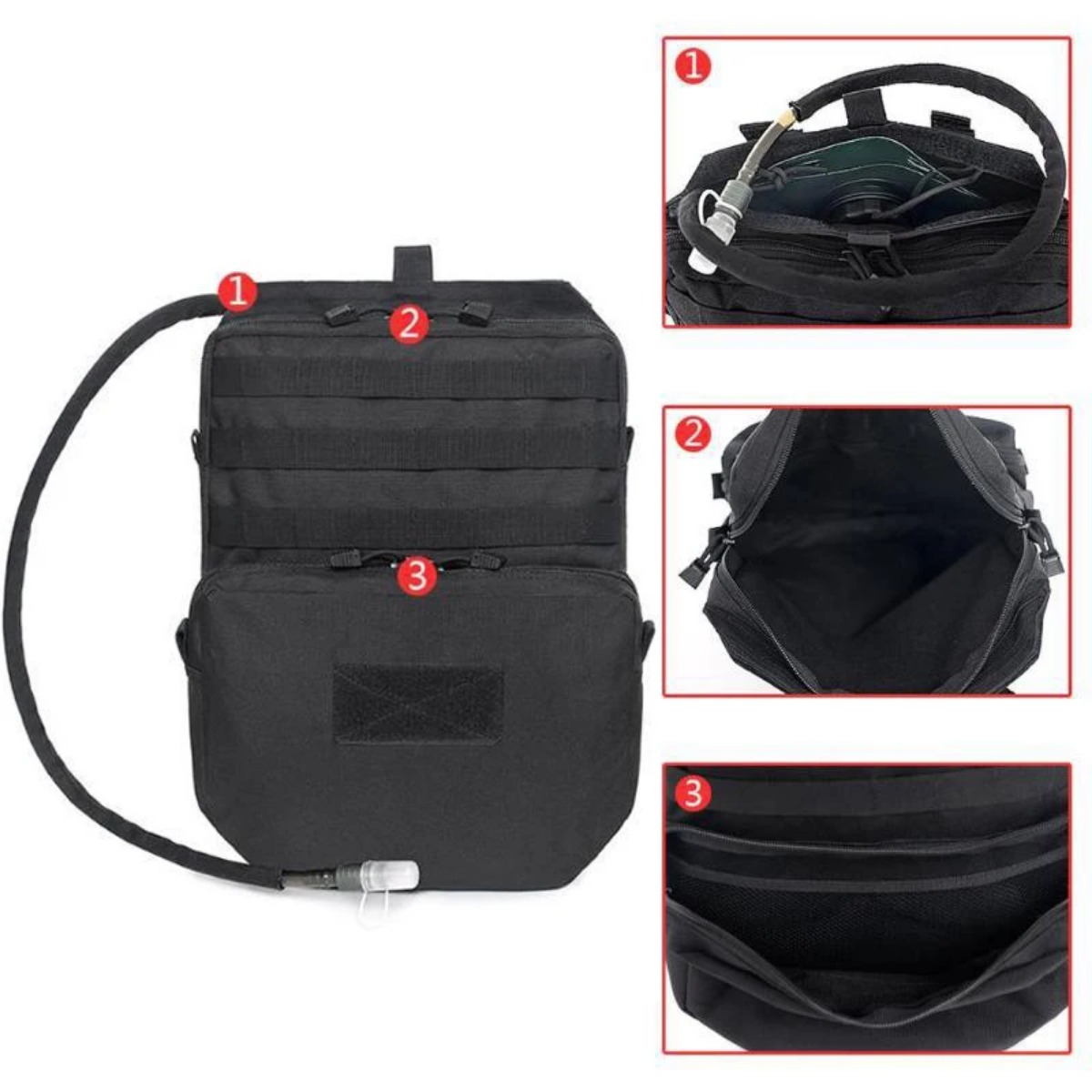 Açık Molle çanta kamp sıvı alı - Edc Carry Pack incelemesi ve fiyatı