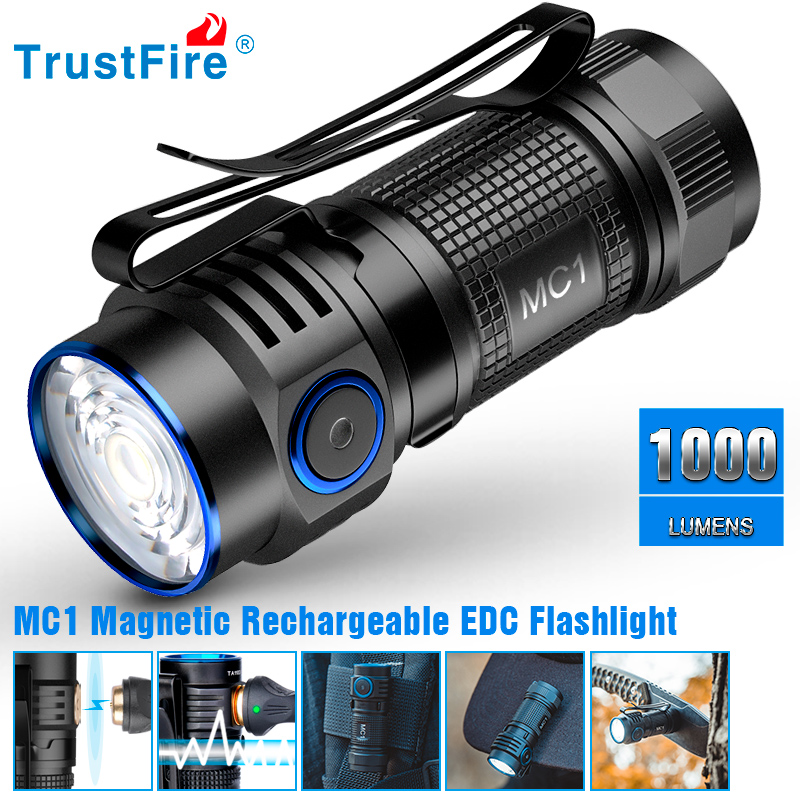 Trustfire MC1 Usb Şarj Edilebi - Edc Carry Flashlight incelemesi ve fiyatı